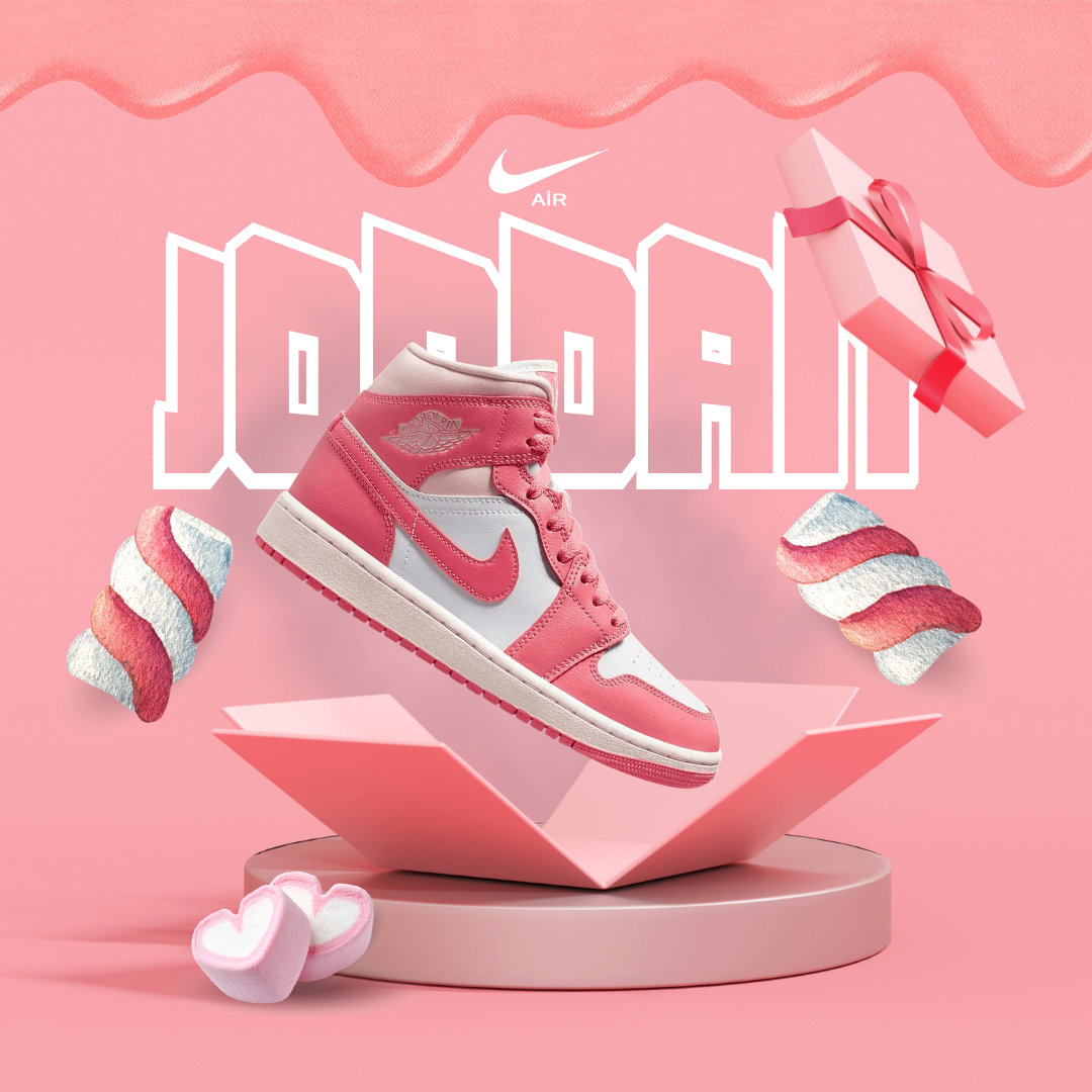 Nike Air Jordan Pink Study