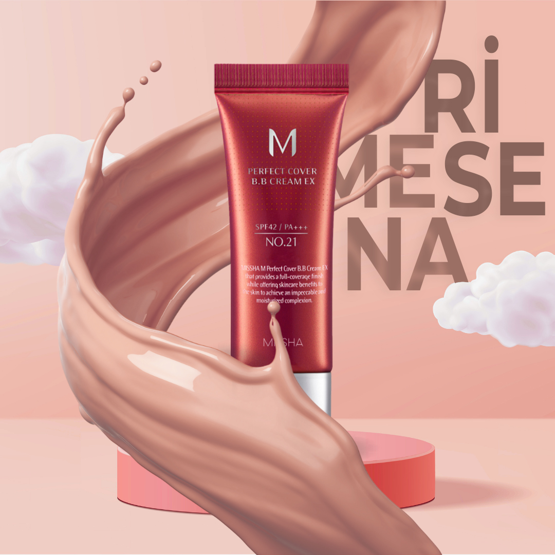 Cosmetic Product Visual – BB Cream Concept
