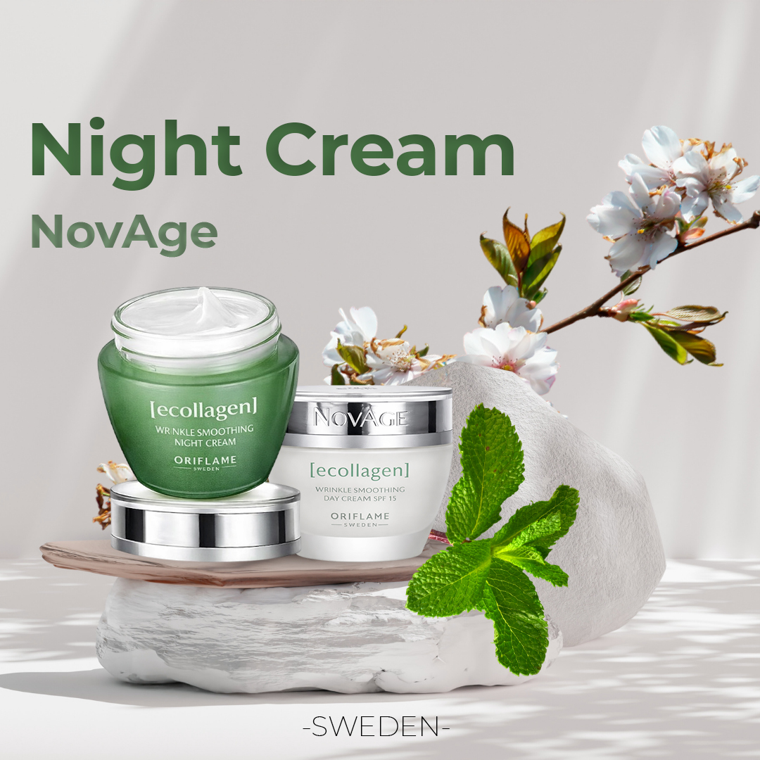 Night Cream – Visual Advertising Concept